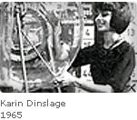 Karin Dinslage in Jahre 1965